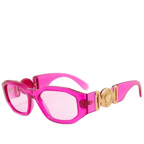 versace pink leopard sunglasses|versace pink sunglasses for women.